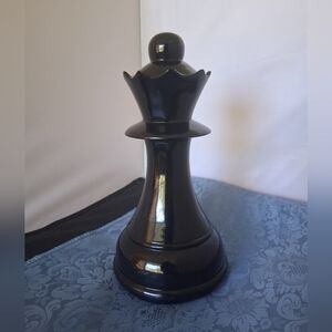 Black Chess Queen Figurine Home Decoration